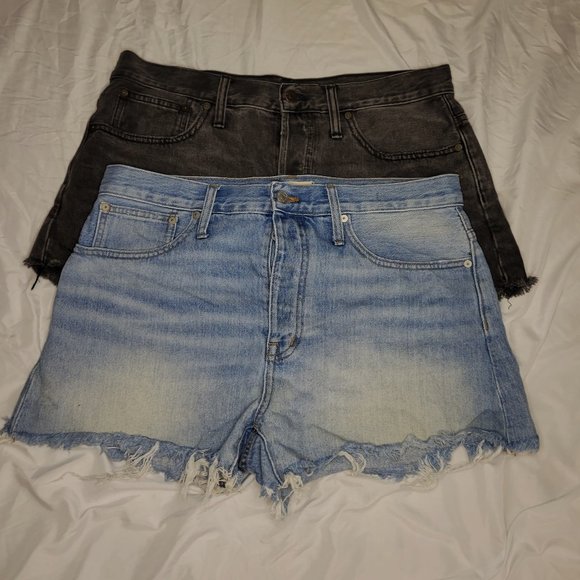Madewell Pants - Madewell Cut-Off Jean Shorts- 2 Pair- Mid Rise
